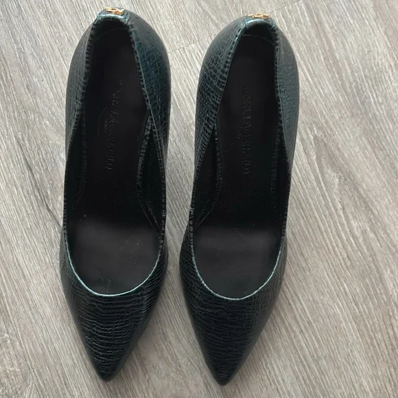 Karl Lagerfeld Paris Royale Pointed Toe pumps Sz 8.5 - Picture 4 of 11